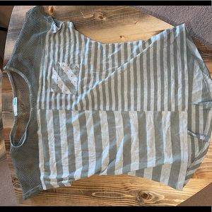 Maurice’s olive green medium fashion shirt.